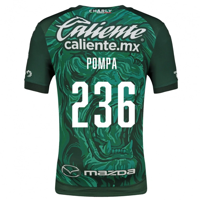 Danxen Dames Gerardo Pompa #236 Groen Zwart Thuisshirt Thuistenue 2026/27 T-Shirt België