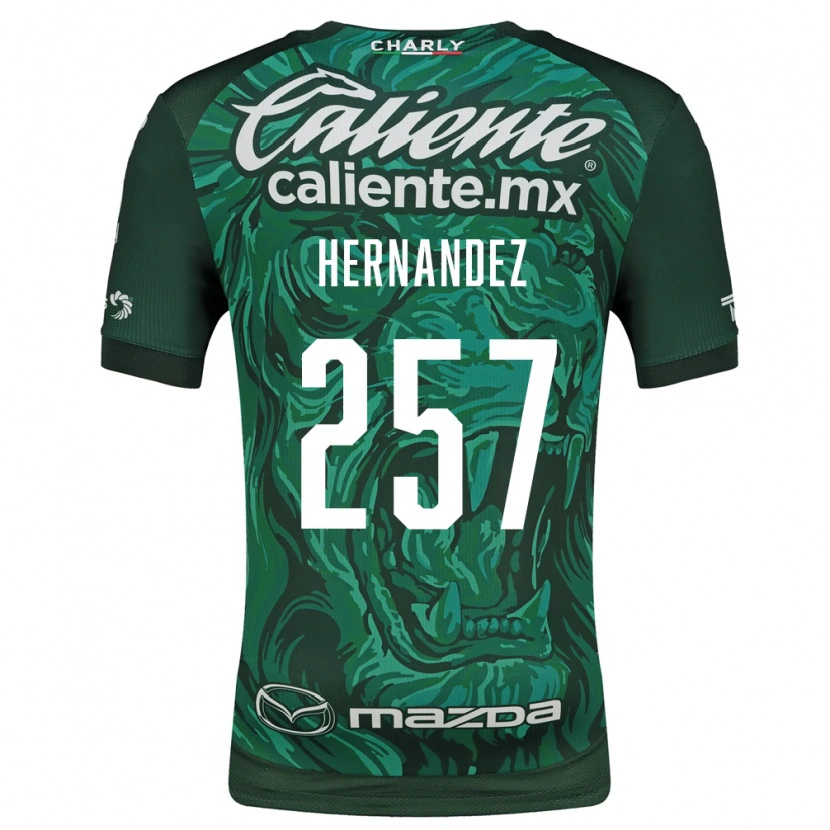Danxen Dames Karín Hernández #257 Groen Zwart Thuisshirt Thuistenue 2026/27 T-Shirt België