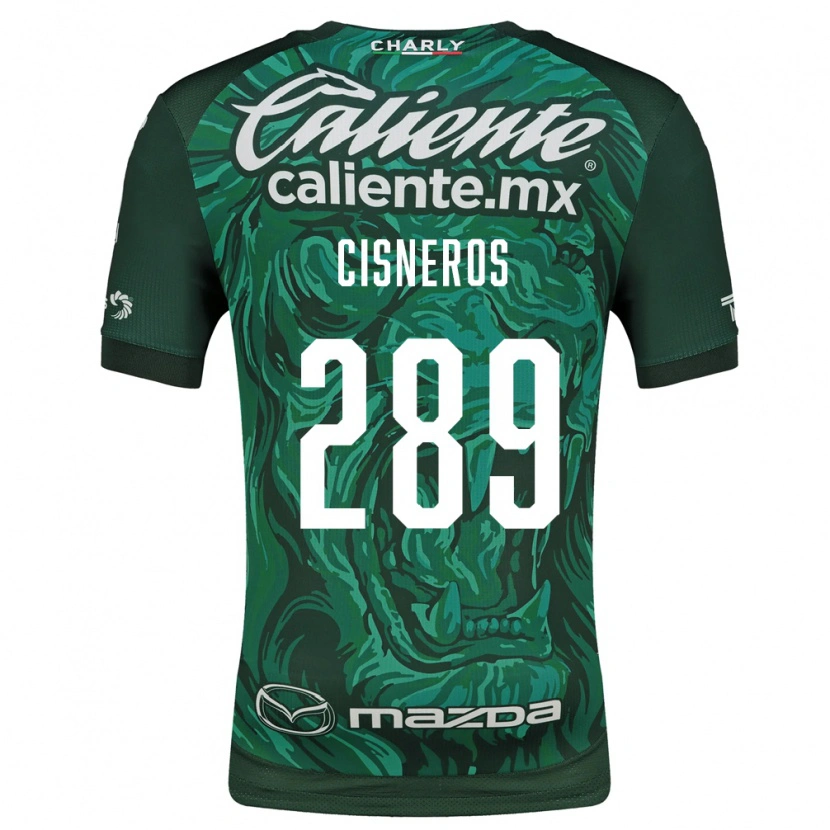 Danxen Dames Santiago Cisneros #289 Groen Zwart Thuisshirt Thuistenue 2026/27 T-Shirt België