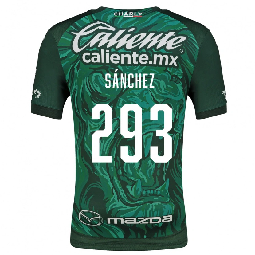 Danxen Dames Christian Sánchez #293 Groen Zwart Thuisshirt Thuistenue 2026/27 T-Shirt België