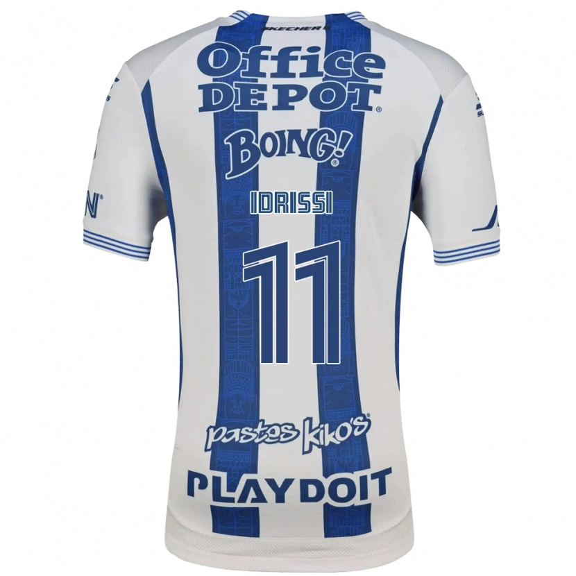 Danxen Dames Oussama Idrissi #11 Wit Marineblauw Thuisshirt Thuistenue 2026/27 T-Shirt België