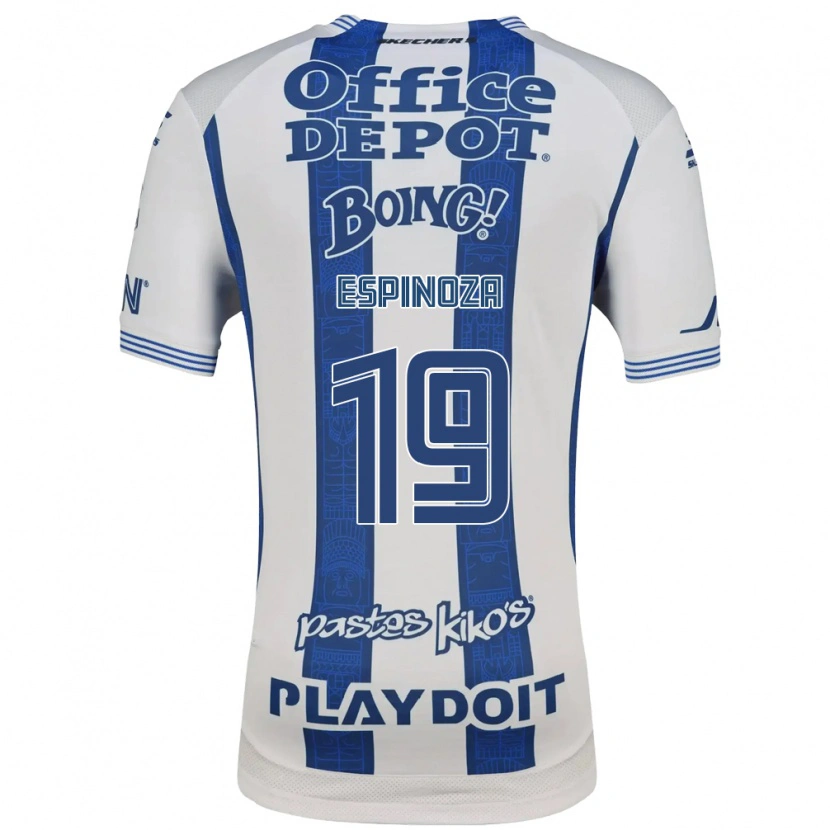 Danxen Dames Giselle Espinoza #19 Wit Marineblauw Thuisshirt Thuistenue 2026/27 T-Shirt België