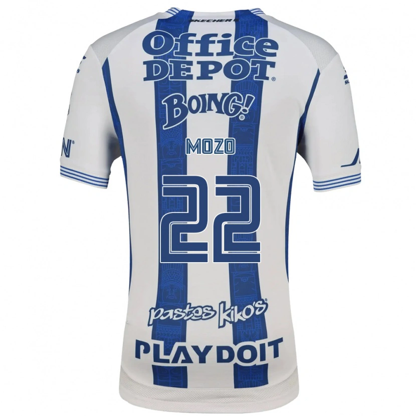 Danxen Dames Alan Mozo #22 Wit Marineblauw Thuisshirt Thuistenue 2026/27 T-Shirt België