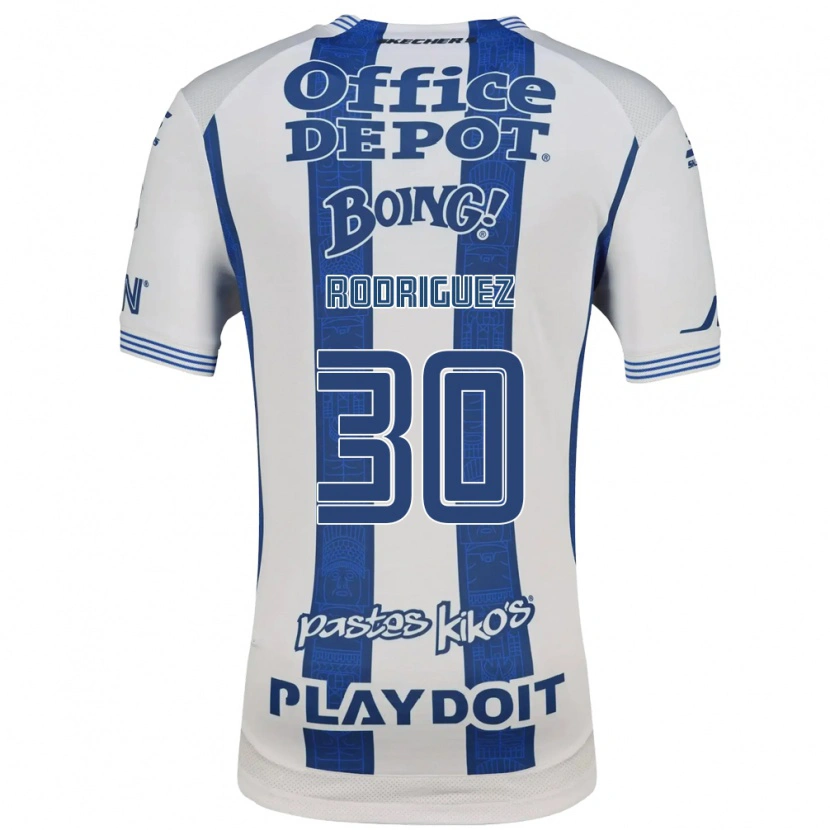 Danxen Dames Lenin Rodríguez #30 Wit Marineblauw Thuisshirt Thuistenue 2026/27 T-Shirt België