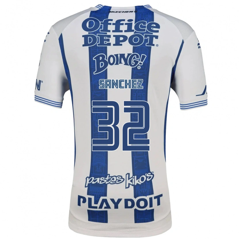 Danxen Dames Luis Sanchez #32 Wit Marineblauw Thuisshirt Thuistenue 2026/27 T-Shirt België