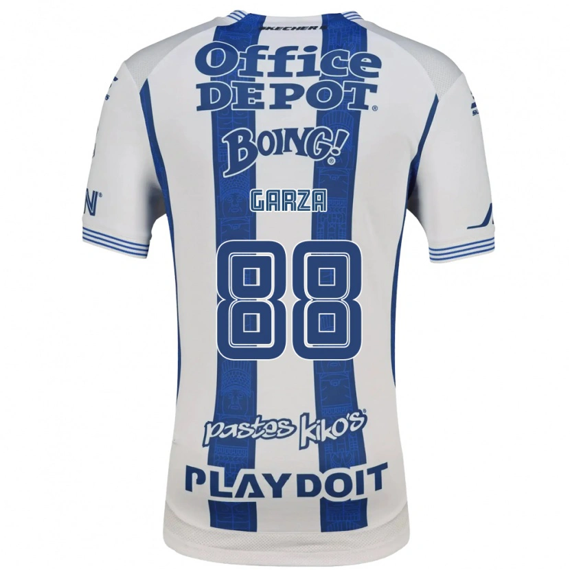 Danxen Dames Adrián Garza #88 Wit Marineblauw Thuisshirt Thuistenue 2026/27 T-Shirt België
