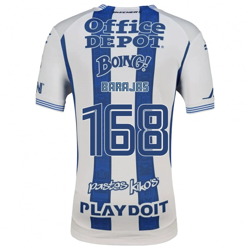 Danxen Dames Giovanni Barajas #168 Wit Marineblauw Thuisshirt Thuistenue 2026/27 T-Shirt België