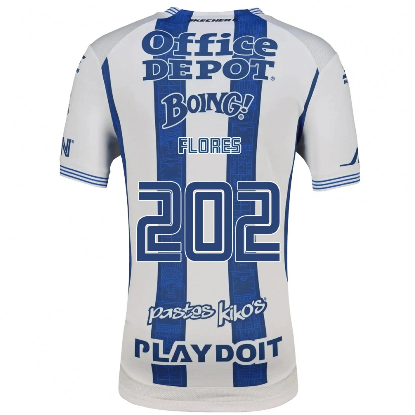 Danxen Dames Luis Flores #202 Wit Marineblauw Thuisshirt Thuistenue 2026/27 T-Shirt België