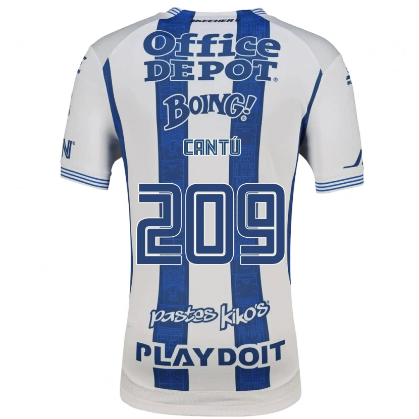 Danxen Dames Juan Cantú #209 Wit Marineblauw Thuisshirt Thuistenue 2026/27 T-Shirt België