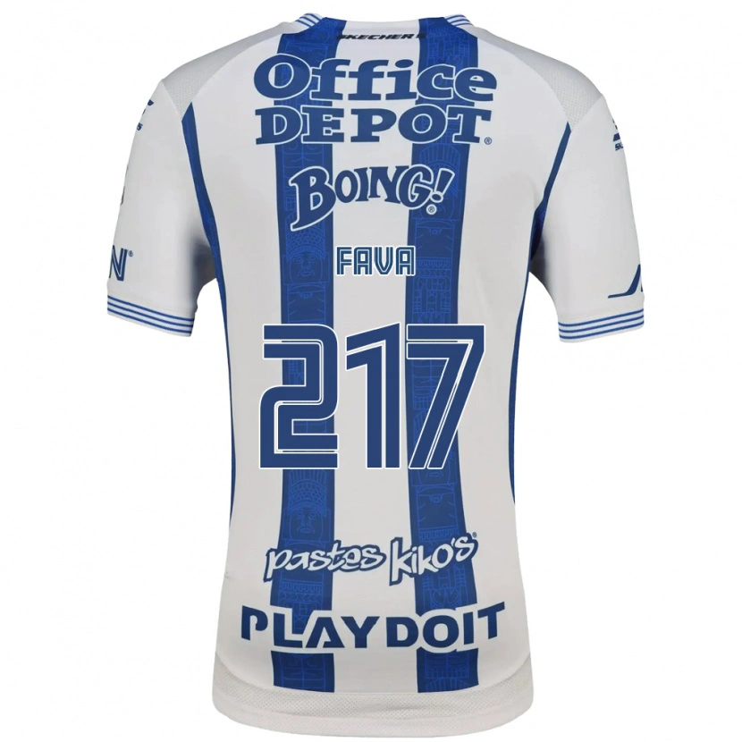 Danxen Dames Marco Fava #217 Wit Marineblauw Thuisshirt Thuistenue 2026/27 T-Shirt België