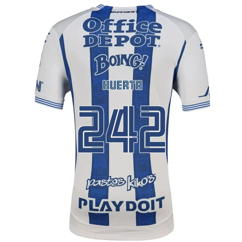 Danxen Dames Héctor Huerta #242 Wit Marineblauw Thuisshirt Thuistenue 2026/27 T-Shirt België