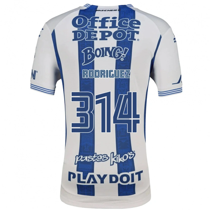 Danxen Dames Alan Rodríguez #314 Wit Marineblauw Thuisshirt Thuistenue 2026/27 T-Shirt België