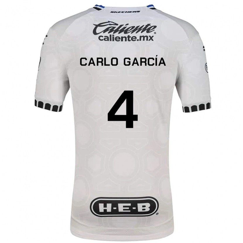 Danxen Dames Carlo García #4 Wit Zwart Blauw Thuisshirt Thuistenue 2026/27 T-Shirt België