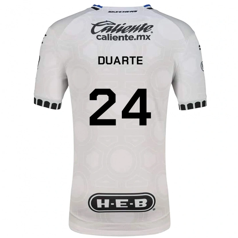 Danxen Dames Bayron Duarte #24 Wit Zwart Blauw Thuisshirt Thuistenue 2026/27 T-Shirt België