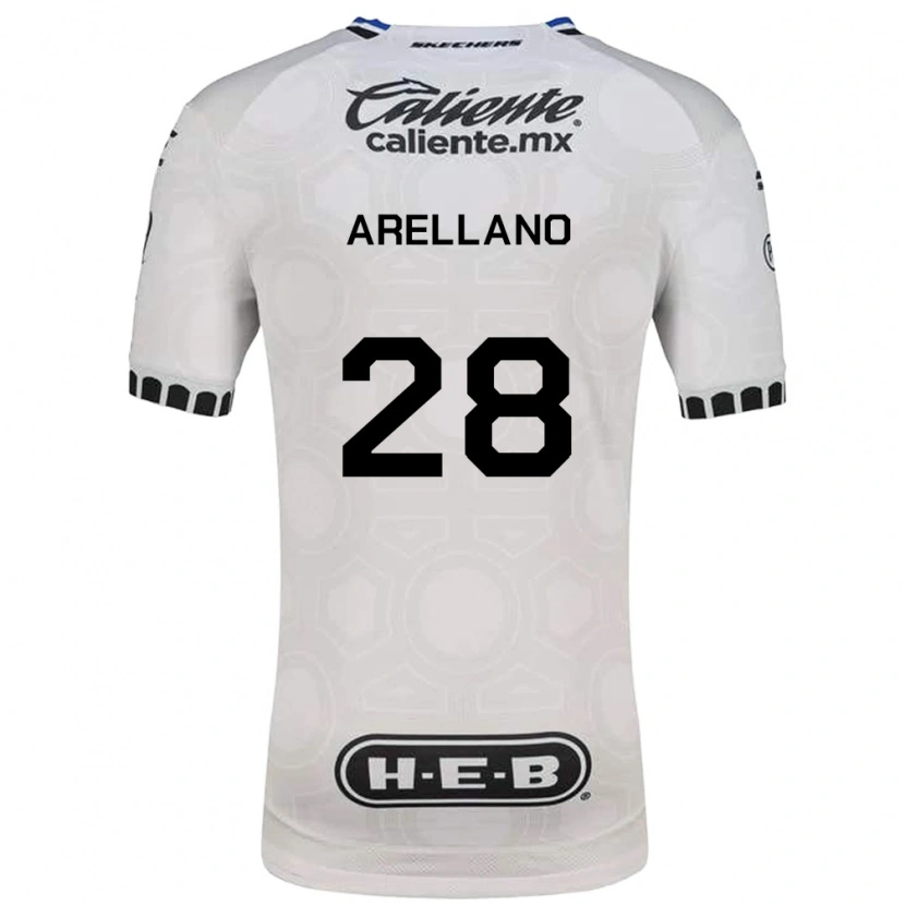 Danxen Dames Jesús Arellano #28 Wit Zwart Blauw Thuisshirt Thuistenue 2026/27 T-Shirt België