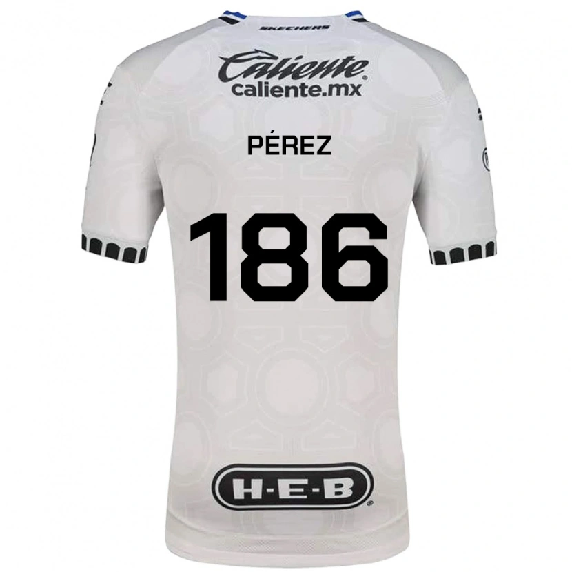 Danxen Dames José Pérez #186 Wit Zwart Blauw Thuisshirt Thuistenue 2026/27 T-Shirt België