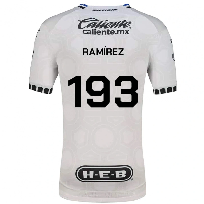 Danxen Dames Ángel Ramírez #193 Wit Zwart Blauw Thuisshirt Thuistenue 2026/27 T-Shirt België