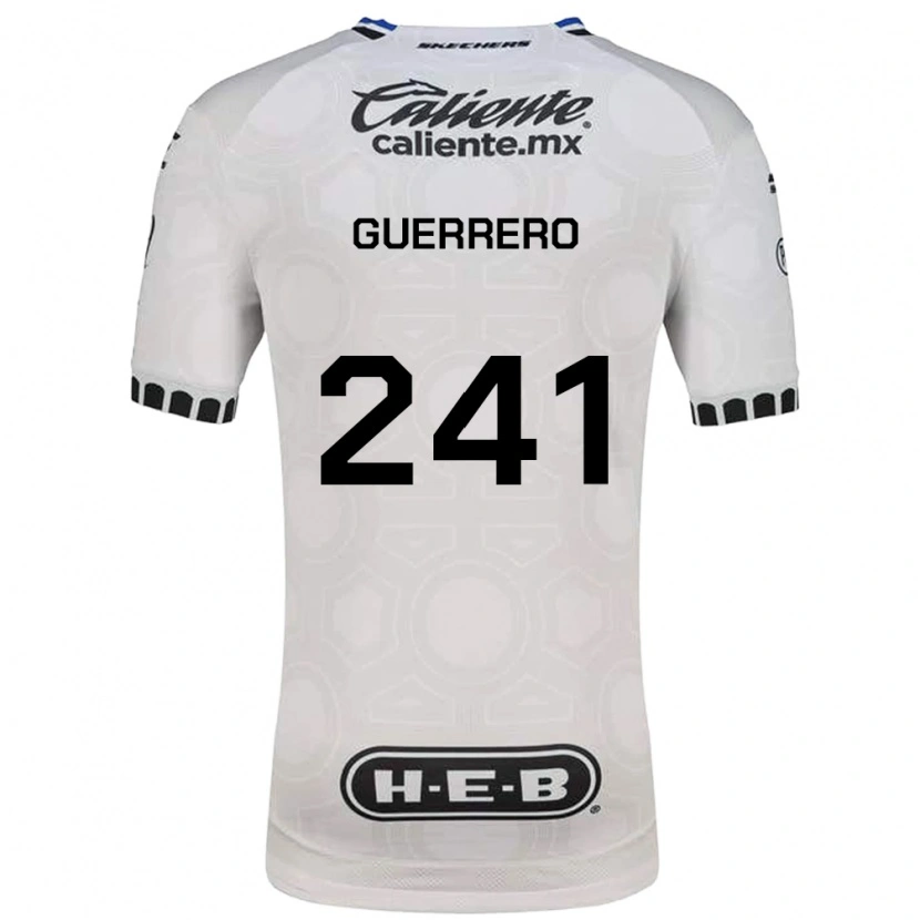 Danxen Dames Emiliano Guerrero #241 Wit Zwart Blauw Thuisshirt Thuistenue 2026/27 T-Shirt België