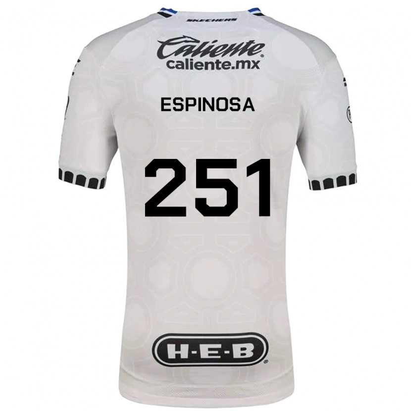 Danxen Dames Alexis Espinosa #251 Wit Zwart Blauw Thuisshirt Thuistenue 2026/27 T-Shirt België