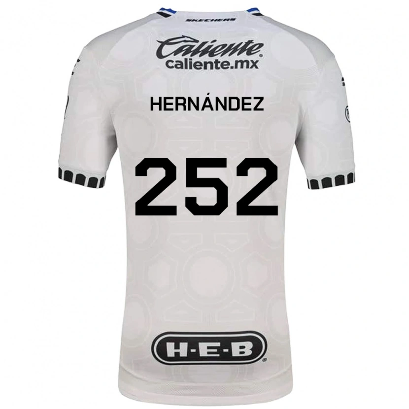 Danxen Dames Emilio Hernández #252 Wit Zwart Blauw Thuisshirt Thuistenue 2026/27 T-Shirt België