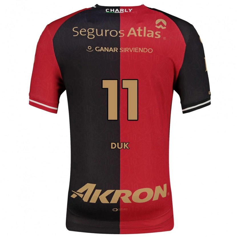 Danxen Dames Duk #11 Rood Zwart Bruin Thuisshirt Thuistenue 2026/27 T-Shirt België