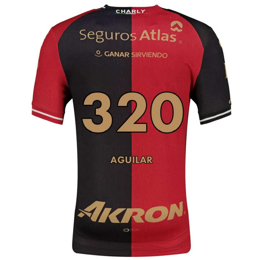 Danxen Dames Ángel Aguilar #320 Rood Zwart Bruin Thuisshirt Thuistenue 2026/27 T-Shirt België