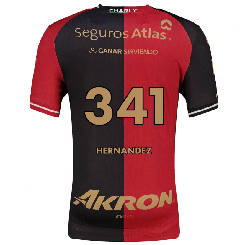 Danxen Dames Leonardo Hernández #341 Rood Zwart Bruin Thuisshirt Thuistenue 2026/27 T-Shirt België
