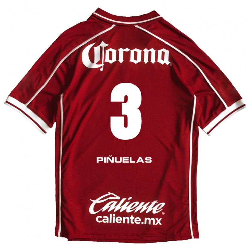 Danxen Dames Fernando Piñuelas #3 Wit Rood Thuisshirt Thuistenue 2026/27 T-Shirt België