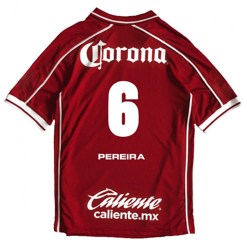 Danxen Dames Federico Pereira #6 Wit Rood Thuisshirt Thuistenue 2026/27 T-Shirt België