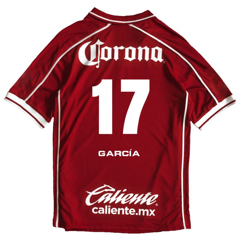 Danxen Dames Brian García #17 Wit Rood Thuisshirt Thuistenue 2026/27 T-Shirt België