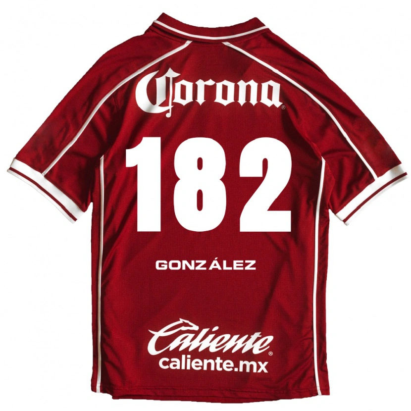 Danxen Dames Enrique González #182 Wit Rood Thuisshirt Thuistenue 2026/27 T-Shirt België
