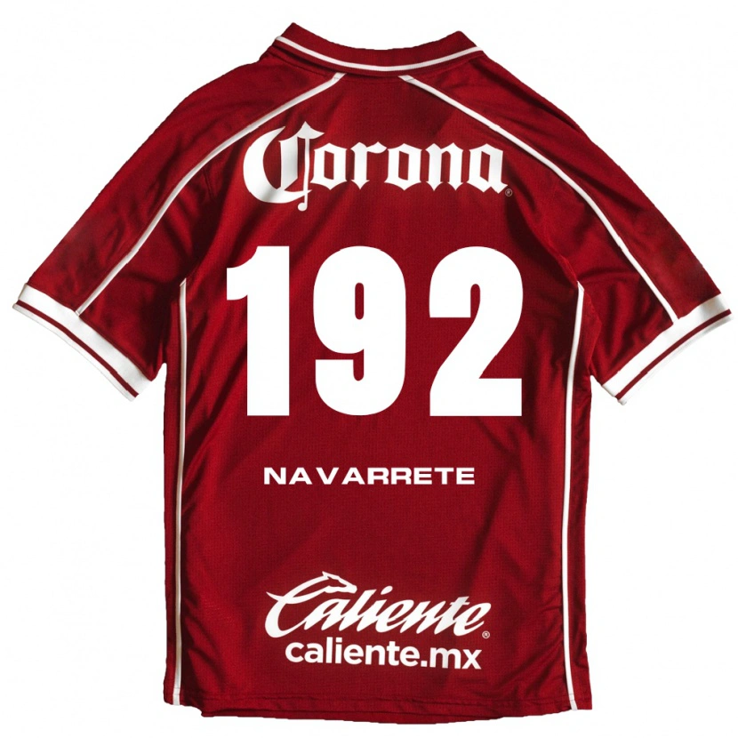 Danxen Dames Luis Navarrete #192 Wit Rood Thuisshirt Thuistenue 2026/27 T-Shirt België