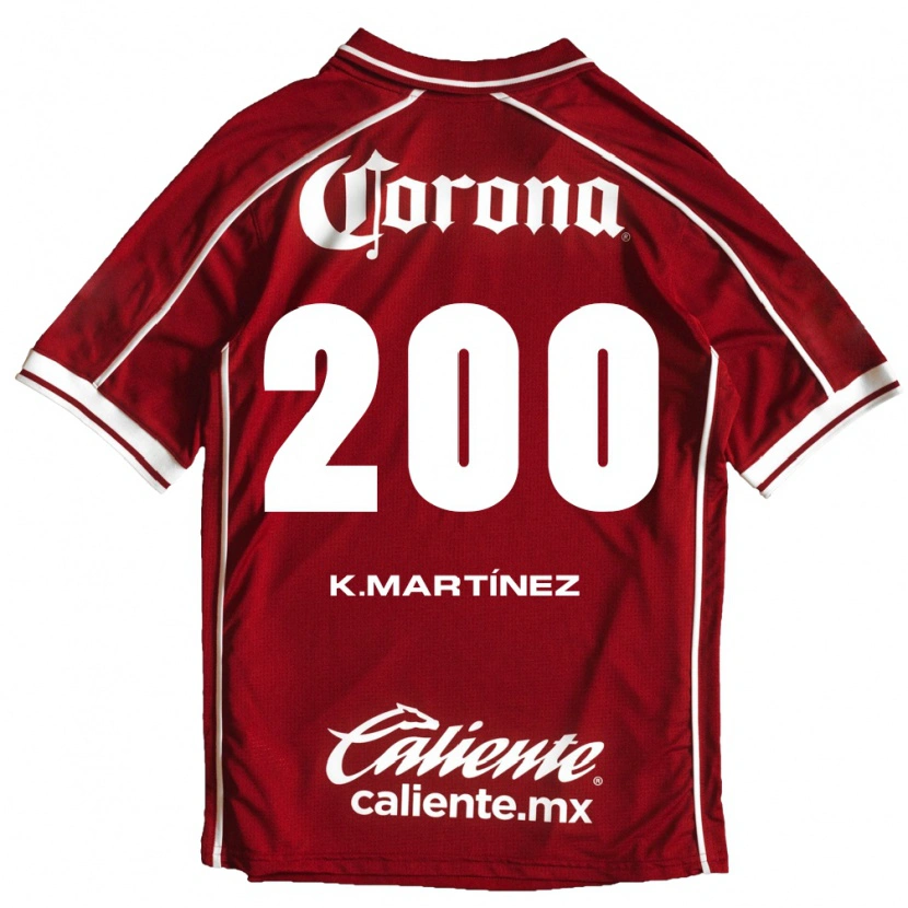Danxen Dames Kevin Martínez #200 Wit Rood Thuisshirt Thuistenue 2026/27 T-Shirt België
