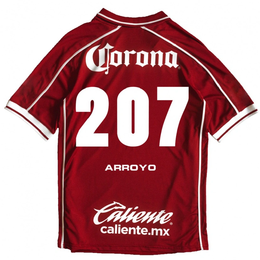 Danxen Dames José Arroyo #207 Wit Rood Thuisshirt Thuistenue 2026/27 T-Shirt België