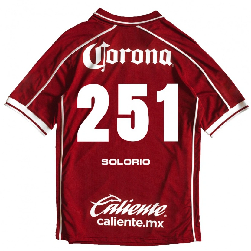 Danxen Dames Marco Solorio #251 Wit Rood Thuisshirt Thuistenue 2026/27 T-Shirt België