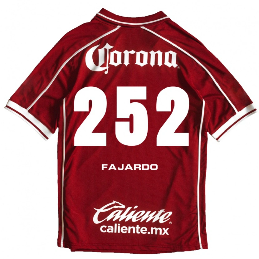 Danxen Dames Rafael Fajardo #252 Wit Rood Thuisshirt Thuistenue 2026/27 T-Shirt België
