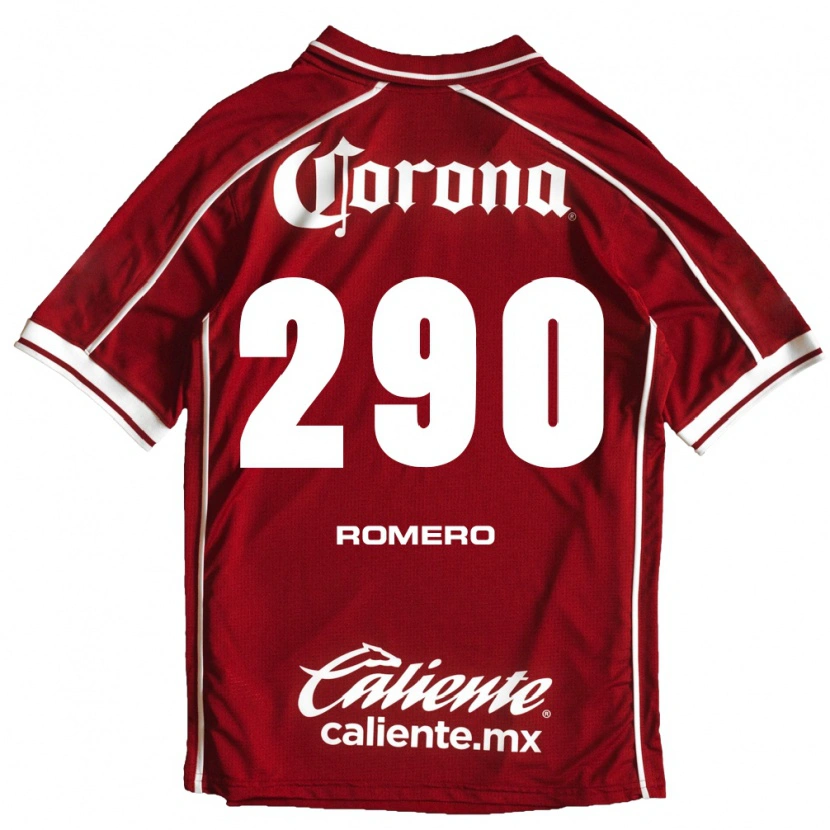 Danxen Dames Marvin Romero #290 Wit Rood Thuisshirt Thuistenue 2026/27 T-Shirt België