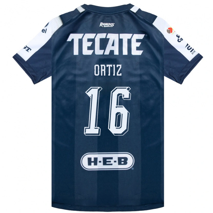 Danxen Dames Celso Ortiz #16 Inktblauw Wit Rood Thuisshirt Thuistenue 2026/27 T-Shirt België
