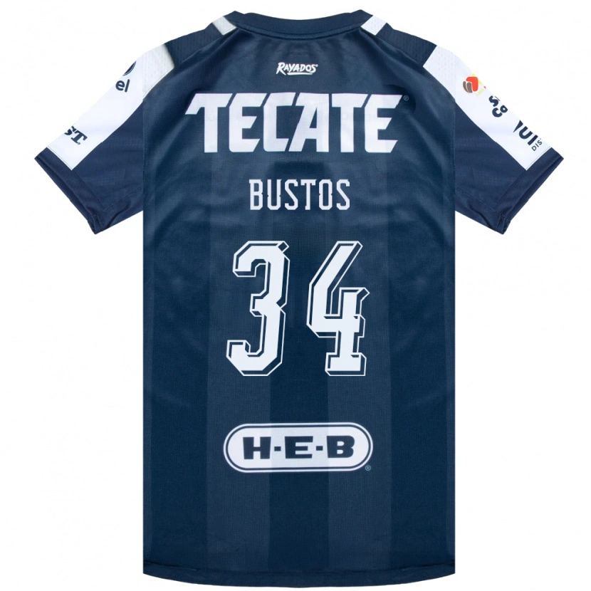 Danxen Dames César Bustos #34 Inktblauw Wit Rood Thuisshirt Thuistenue 2026/27 T-Shirt België