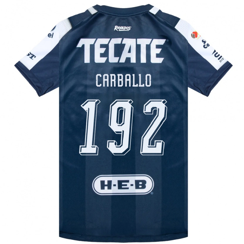 Danxen Dames Erick Carballo #192 Inktblauw Wit Rood Thuisshirt Thuistenue 2026/27 T-Shirt België