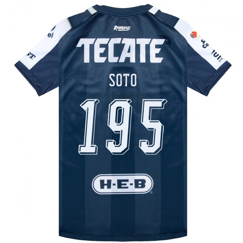 Danxen Dames Óscar Soto #195 Inktblauw Wit Rood Thuisshirt Thuistenue 2026/27 T-Shirt België