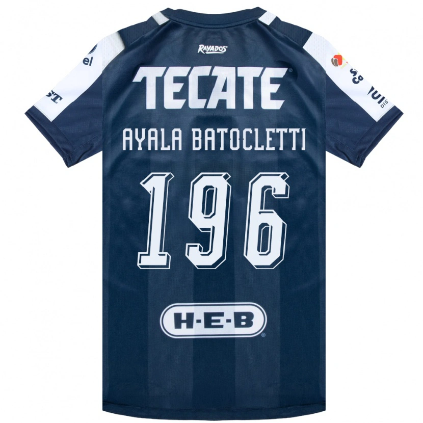 Danxen Dames Nahuel Ayala Batocletti #196 Inktblauw Wit Rood Thuisshirt Thuistenue 2026/27 T-Shirt België