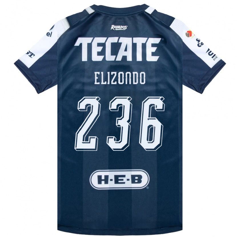 Danxen Dames Javier Elizondo #236 Inktblauw Wit Rood Thuisshirt Thuistenue 2026/27 T-Shirt België