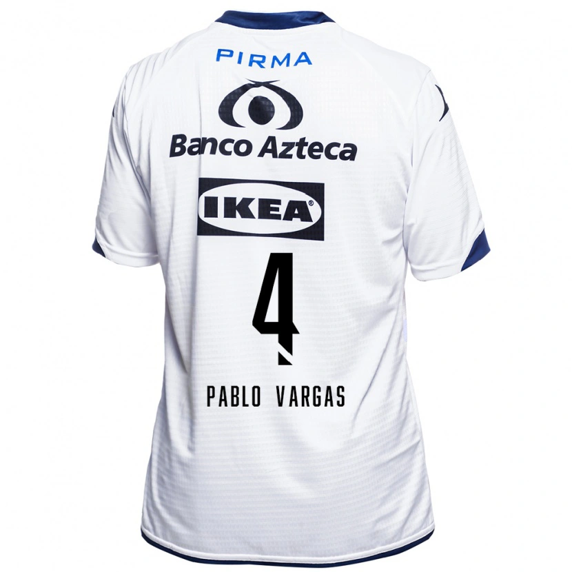 Danxen Dames Juan Pablo Vargas #4 Wit Zwart Blauw Thuisshirt Thuistenue 2026/27 T-Shirt België
