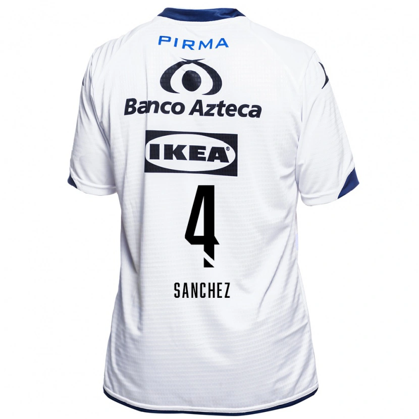 Danxen Dames Liliana Sánchez #4 Wit Zwart Blauw Thuisshirt Thuistenue 2026/27 T-Shirt België
