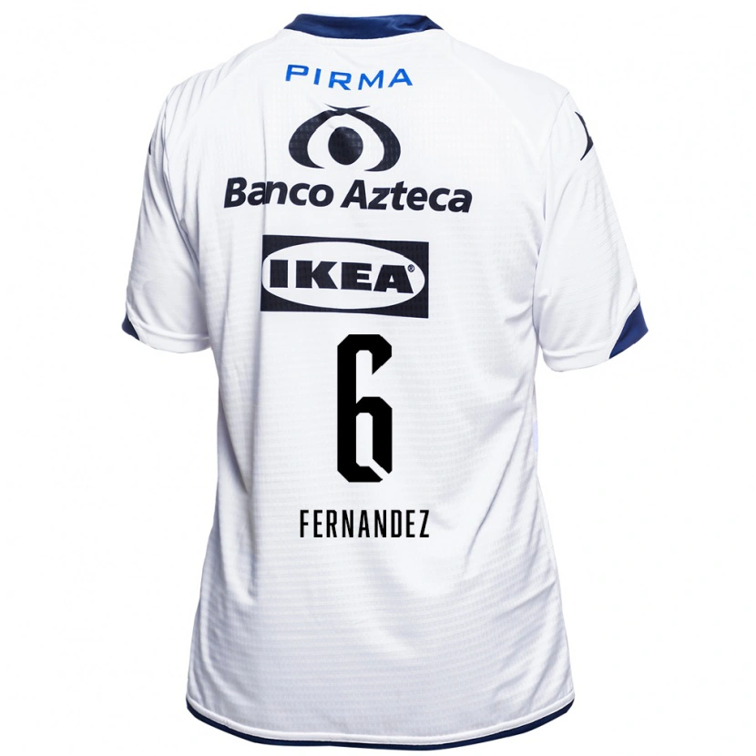 Danxen Dames Liliana Fernández #6 Wit Zwart Blauw Thuisshirt Thuistenue 2026/27 T-Shirt België