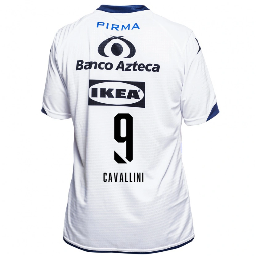 Danxen Dames Lucas Cavallini #9 Wit Zwart Blauw Thuisshirt Thuistenue 2026/27 T-Shirt België