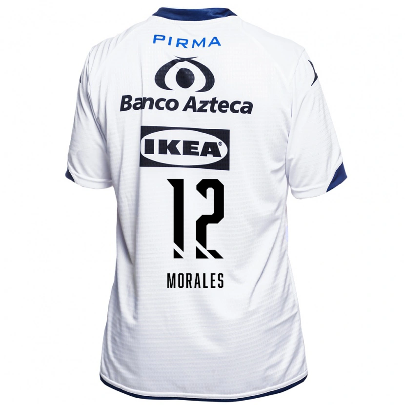 Danxen Dames Karla Morales #12 Wit Zwart Blauw Thuisshirt Thuistenue 2026/27 T-Shirt België