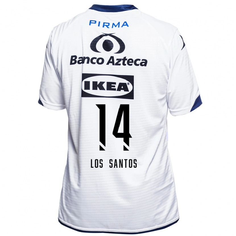 Danxen Dames Lucas De Los Santos #14 Wit Zwart Blauw Thuisshirt Thuistenue 2026/27 T-Shirt België