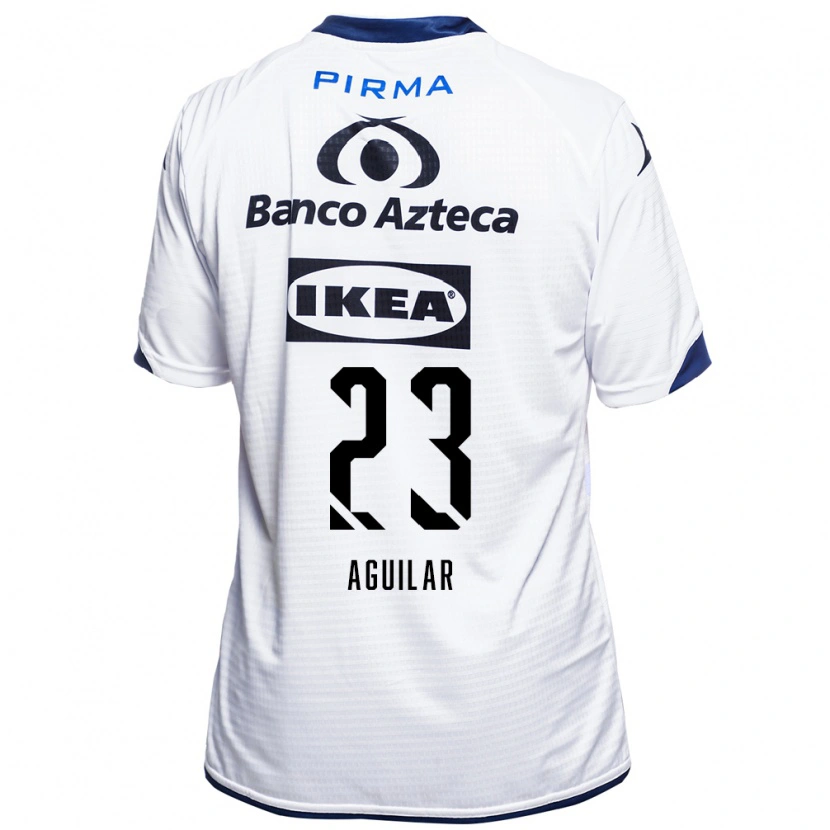 Danxen Dames Daniel Aguilar #23 Wit Zwart Blauw Thuisshirt Thuistenue 2026/27 T-Shirt België